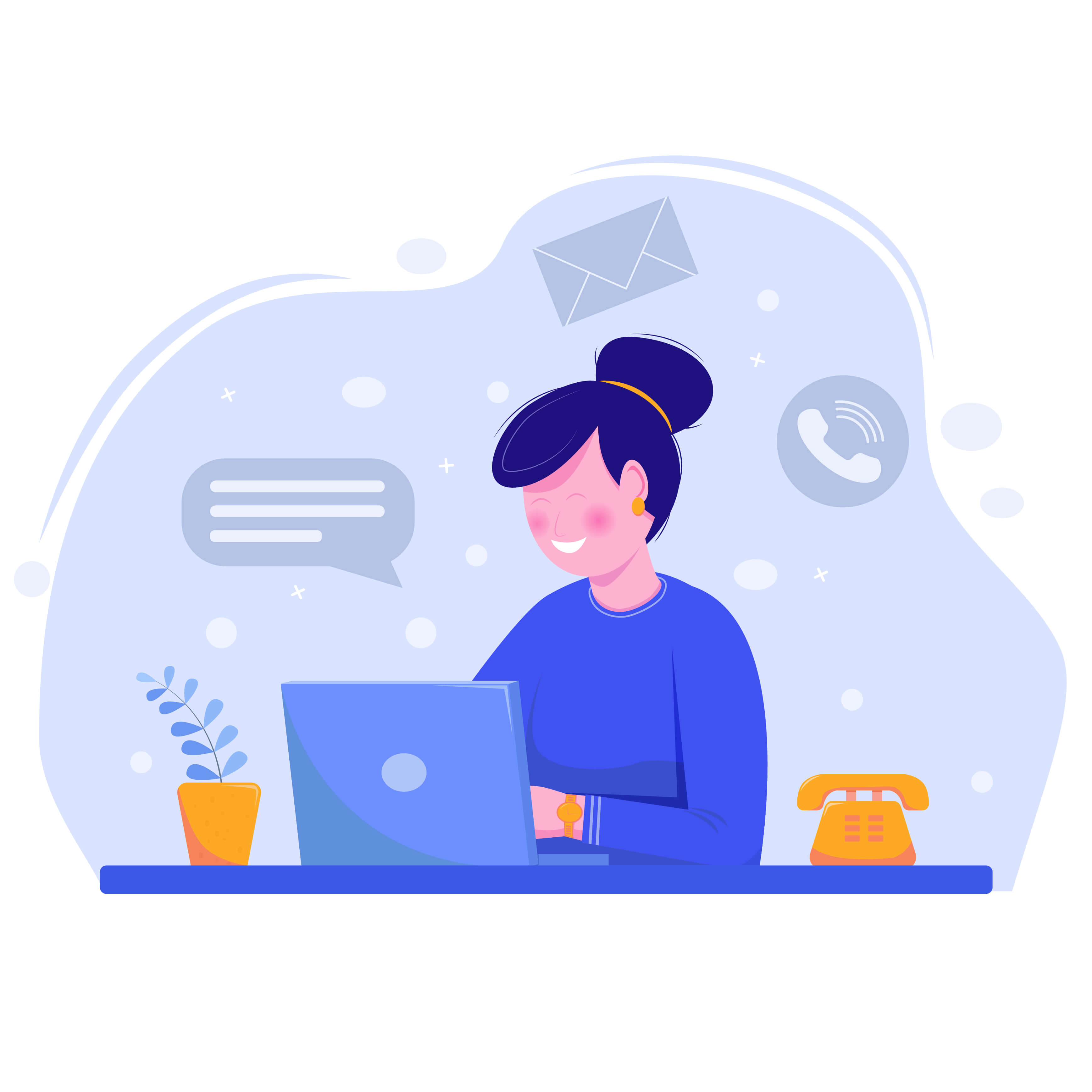 woman on laptop